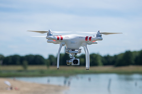 Solución para riego agrícola con drones.