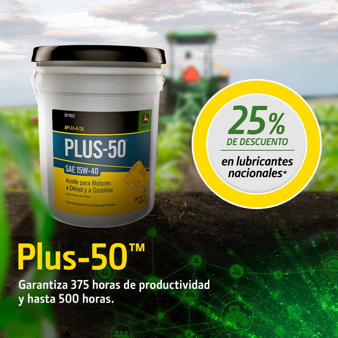 Lubricantes con 25% de descuento por la Expo Agroalimentaria